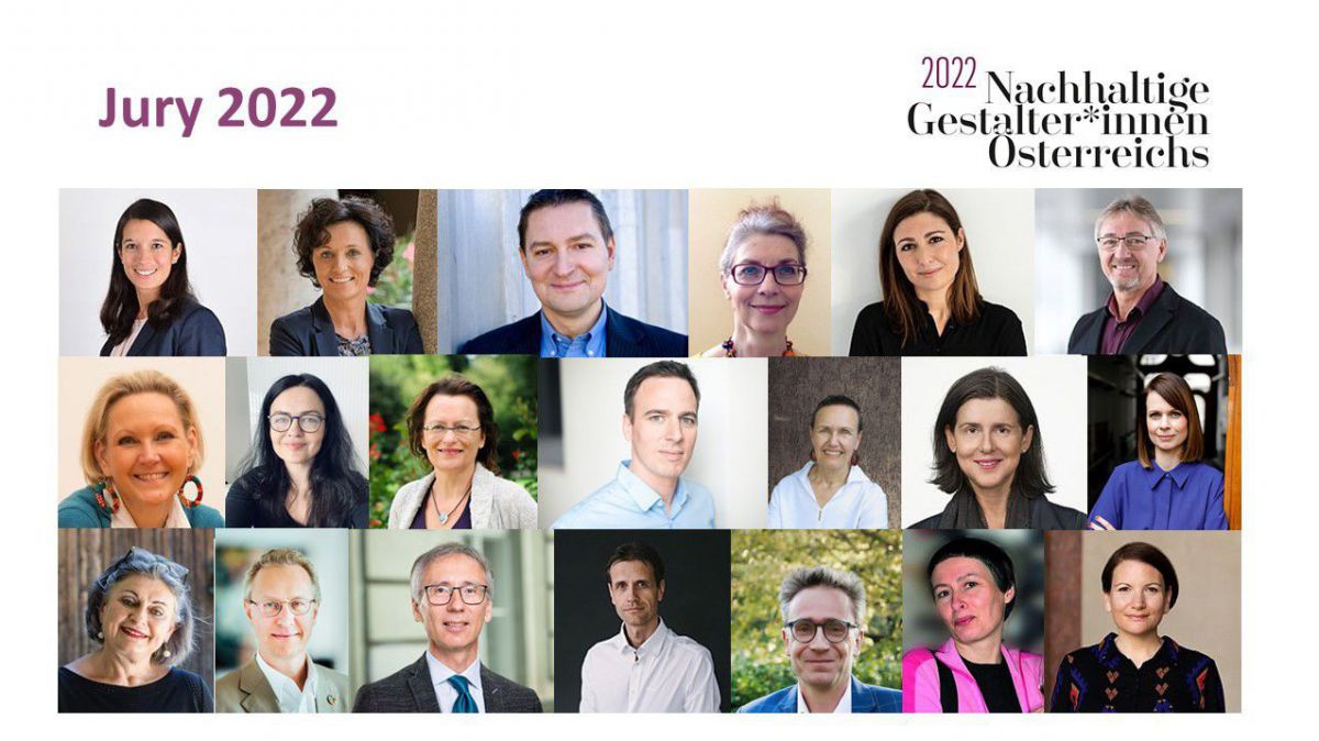 Die Jurymitglieder der Nachhaltigen GestalterInnen 2022/2