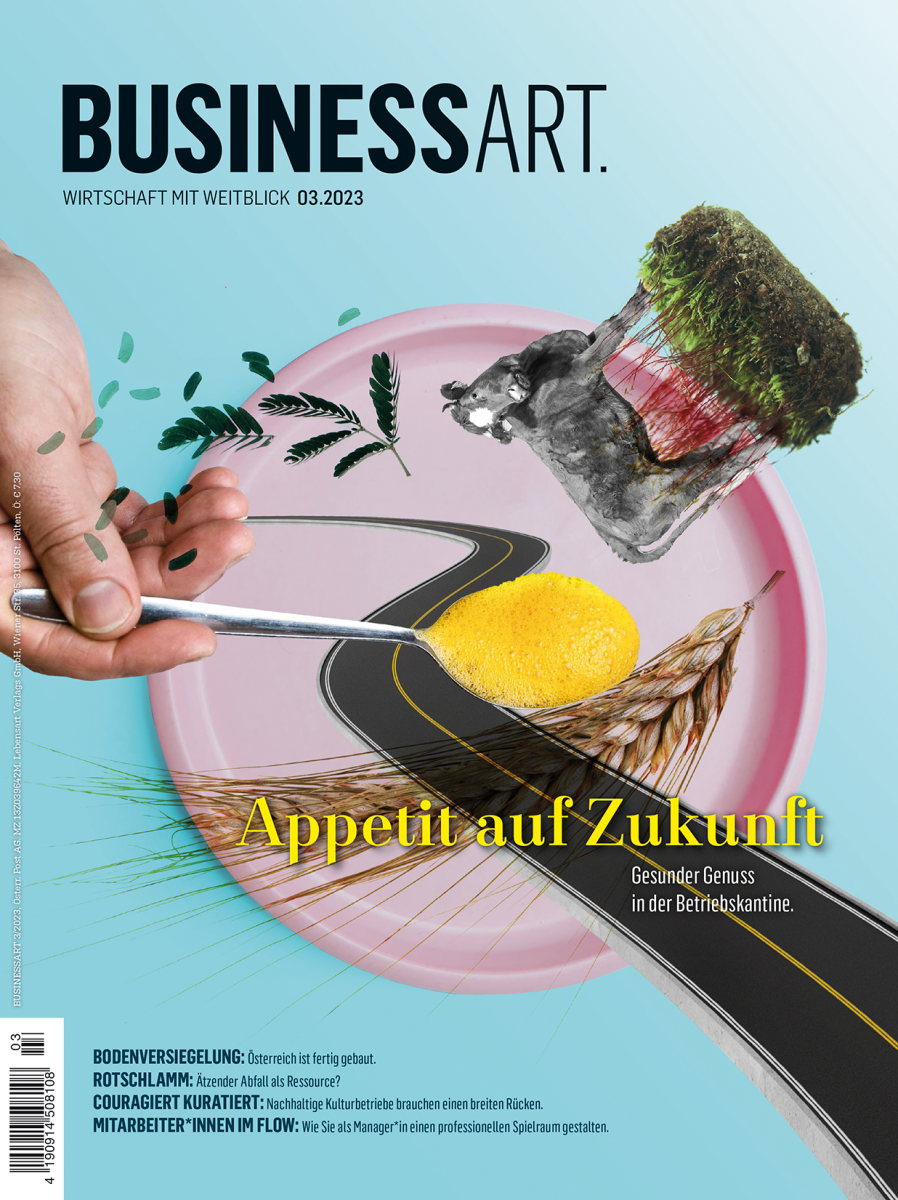 Das Cover der BUSINESSART 03/2023 trägt den Titel 