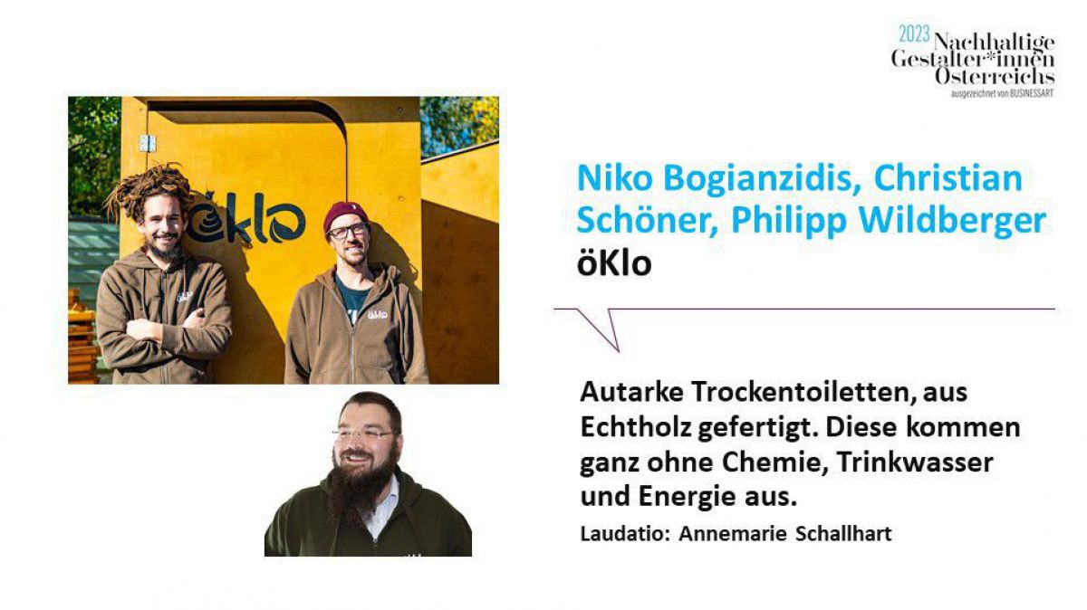 Die drei Gründer von öKlo: Niko, Christian und Philipp