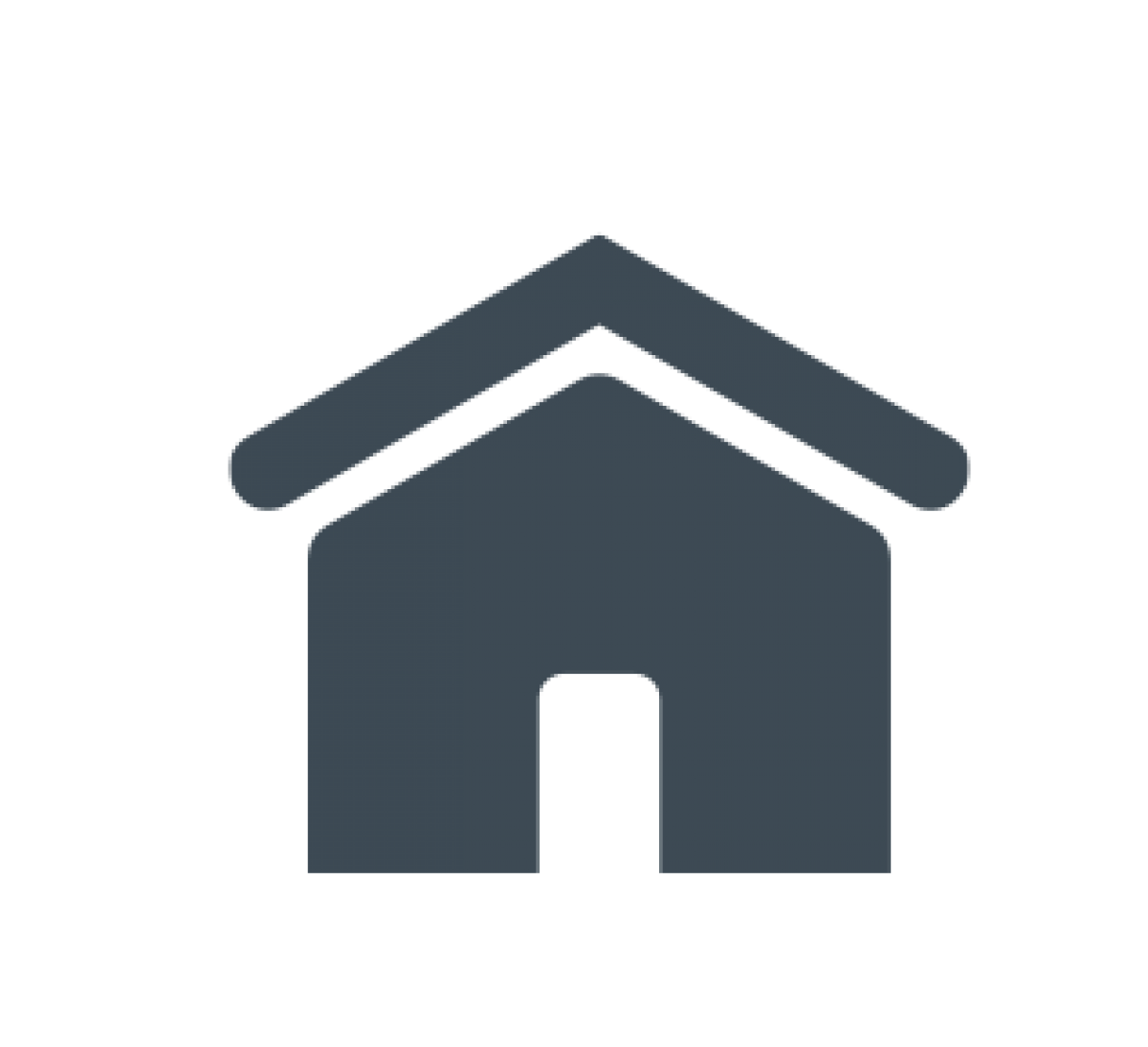 Illustration eines Hauses im Piktogramm-Stil.