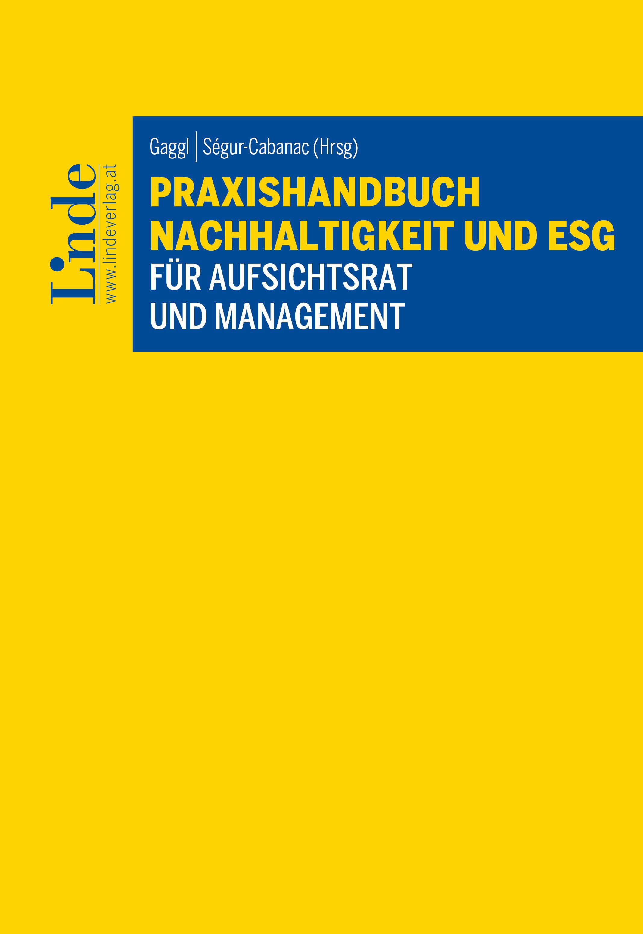 Schlichtes gelbes Cover, mit einem blauen Feld, in dem der Titel 