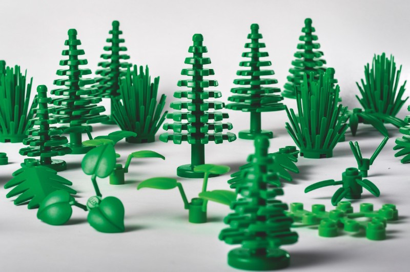 LEGO Bäume und Sträucher aus pflanzlichen Rohstoffen
