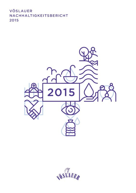 Nachhaltigkeitsbericht Vöslauer 2015 Titelbild
