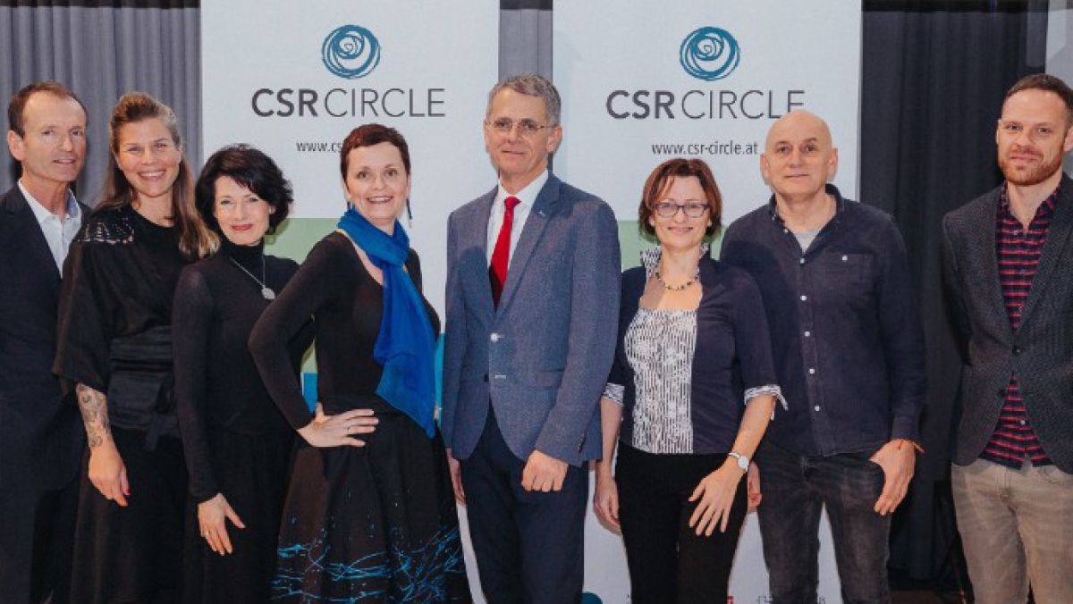 Martinuzzi und das CSR-Circle-Team. Foto: Arthur Michalek