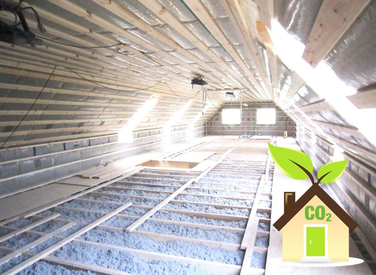 Cellulose eignet sich für alle Arten der Dämmung: vom Dach über die Innen- und Außenwände bis hin zum Boden.