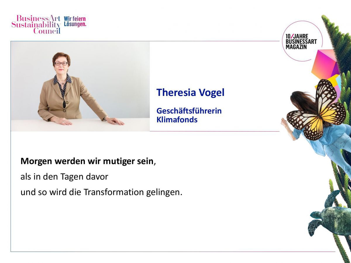 Theresia Vogel, Geschäftsführerin Klimafonds