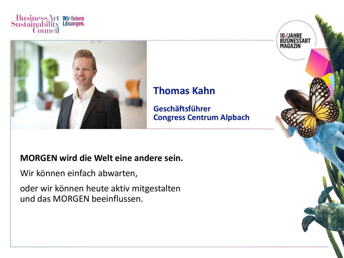 Thomas Kahn, Geschäftsführer Congress Centrum Alpbach
