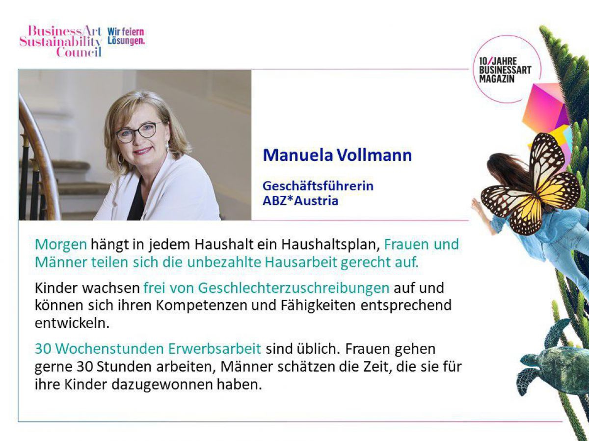 Manuela Vollmann, Geschäftsführerin bei ABZ* Austria.